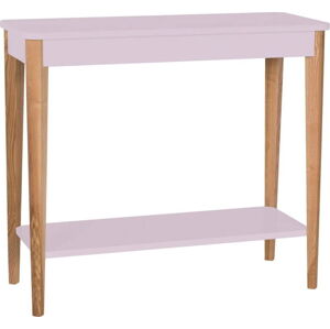 Světle růžový konzolový stolek Ragaba Ashme, šířka 85 cm
