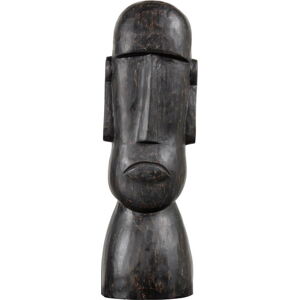 Černá soška z mangového dřeva BePureHome Idol, výška 47 cm