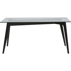Jídelní stůl s černýma nohama Marckeric Janis, 160 x 90 cm