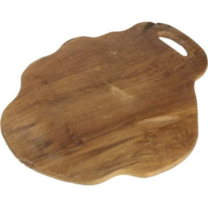 Krájecí prkénko z neopracovaného teakového dřeva HSM collection Flate, délka 49 cm