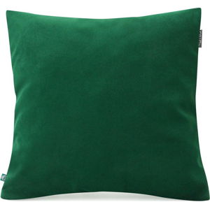Lahvově zelený povlak na polštář se sametovým povrchem Mumla Velvet, 45 x 45 cm
