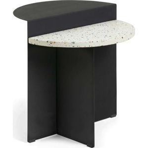 Černý příruční stolek La Forma Cleary