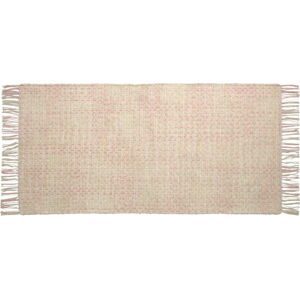 Růžovo-béžový bavlněný dětský koberec Kave Home Nur, 70 x 140 cm