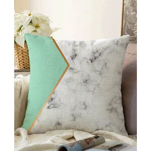 Povlak na polštář s příměsí bavlny Minimalist Cushion Covers Marble, 55 x 55 cm