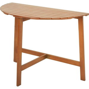Zahradní půlkruhový stůl ze dřeva eukalyptu ADDU Compton, 110 x 50 cm
