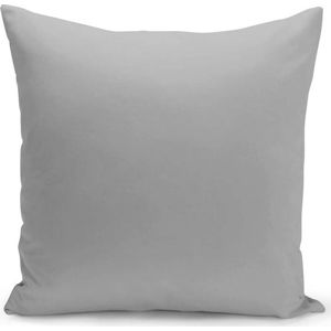 Světle šedý dekorativní polštář Kate Louise Lisa, 43 x 43 cm