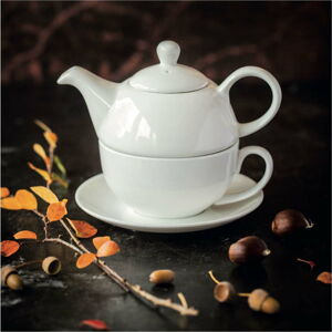 Bílá čajová souprava – Maxwell & Williams