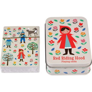 Hrací karty s motivem Červené Karkulky Rex London Red Riding Hood