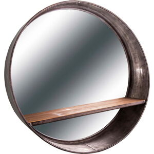 Nástěnné zrcadlo s poličkou ø 46 cm – Antic Line