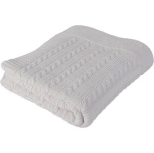 Bílá dětská deka s příměsí bavlny Homemania Decor Lexie, 90 x 90 cm