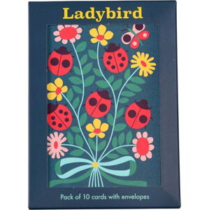 Pohledy v sadě 10 ks Ladybird – Rex London