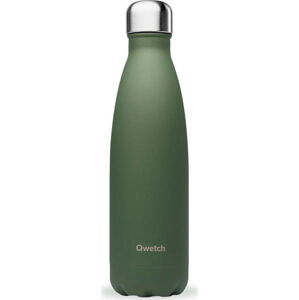 Zelená cestovní nerezová lahev 500 ml Granite - Qwetch