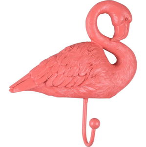 Korálově růžový věšák Leitmotiv Flamingo