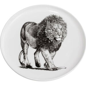 Bílý porcelánový talíř Maxwell & Williams Marini Ferlazzo Lion, ø 20 cm