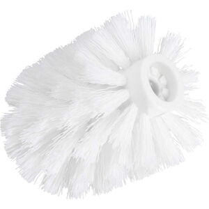 Bílá plastová náhradní hlavice pro WC kartáč Ø 8 cm – Wenko