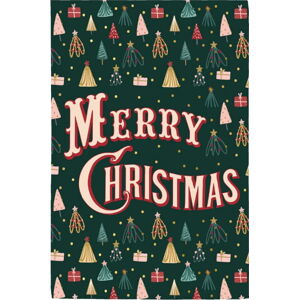 Bavlněná utěrka eleanor stuart Merry Christmas, 46 x 71 cm