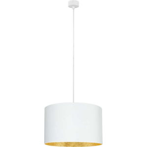Bílé stropní svítidlo s vnitřkem ve zlaté barvě Sotto Luce Mika, ⌀ 40 cm