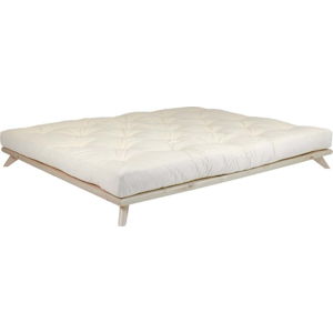 Dvoulůžková postel Karup Design Senza Bed Natural, 140 x 200 cm