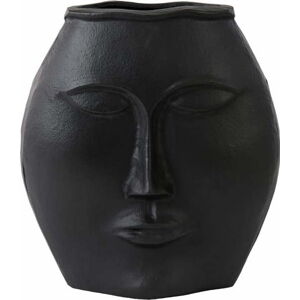 Černá hliníková váza Face – Light & Living