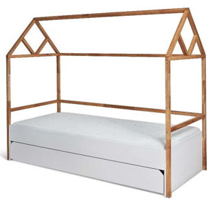 Bílá dětská postel se zásuvkou BELLAMY Lotta, 90 x 200 cm