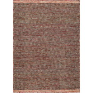 Červený vlněný koberec Universal Kiran Liso, 80 x 150 cm
