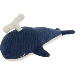Modro-bílá mazlící hračka Kindsgut Whale