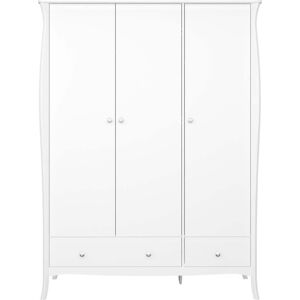 Bílá šatní skříň 143x192 cm Baroque - Tvilum