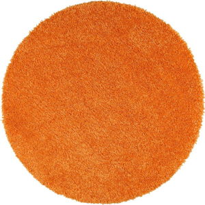 Oranžový koberec Universal Aqua Liso, ø 100 cm