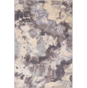 Krémovo-šedý vlněný koberec 133x180 cm Taya – Agnella