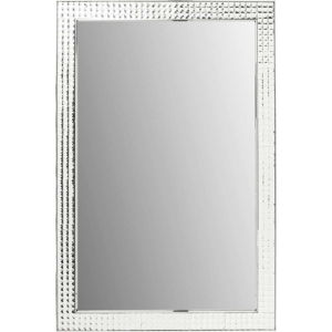 Nástěnné zrcadlo Kare Design Crystals Chrome, 120 x 80 cm