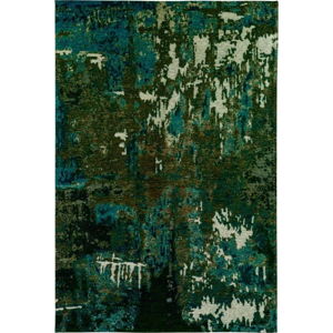 Zelený koberec Tropicana, 135 x 200 Cm