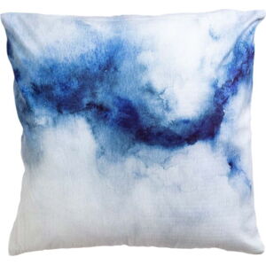 Modro-bílý dekorační polštář 45x45 cm Abstract - JAHU collections