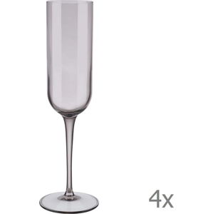 Sada 4 fialových sklenic na šampaňské Blomus Mira, 210 ml