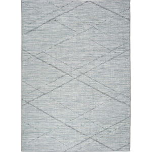 Modrošedý venkovní koberec Universal Weave Cassita, 77 x 150 cm