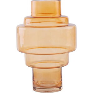 Oranžová skleněná váza Premier Housewares Cayden