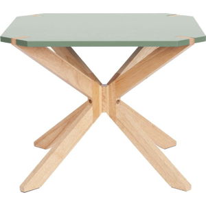 Mátově zelený konferenční stolek Leitmotiv Mister, 65 x 65 cm