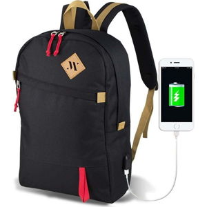 Černý batoh s USB portem My Valice FREEDOM Smart Bag
