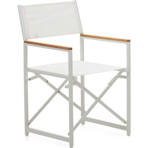 Bílá kovová zahradní židle Llado – Kave Home