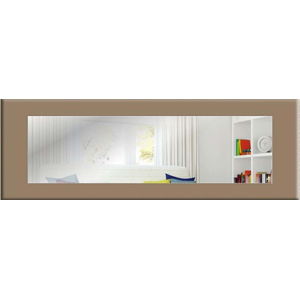 Nástěnné zrcadlo s šedohnědým rámem Oyo Concept Eve, 120 x 40 cm
