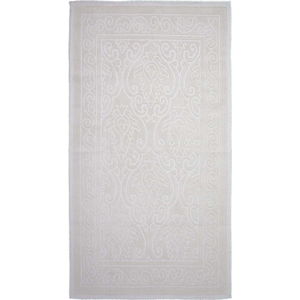 Krémový bavlněný koberec Vitaus Osmanli, 80 x 150 cm