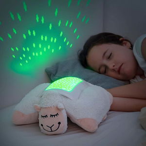 Dětský plyšový LED projektor InnovaGoods Projector Sheep