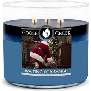 Vonná svíčka ve skleněné dóze Goose Creek Waiting for Santa, 35 hodin hoření