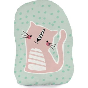 Dětský bavlněný polštář Moshi Moshi Meow, 30 x 40 cm
