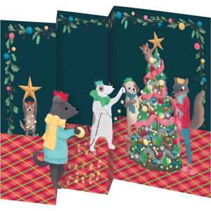 Vánoční přání v sadě 5 ks Animal Crackers – Roger la Borde
