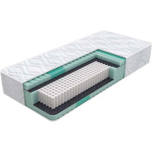 Středně tuhá matrace s taštičkovými pružinami Green Comfort M Roll, 180 x 200 cm