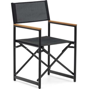 Černá kovová zahradní židle Llado – Kave Home