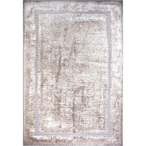 Krémový/ve stříbrné barvě koberec 67x120 cm Shine Classic – Hanse Home
