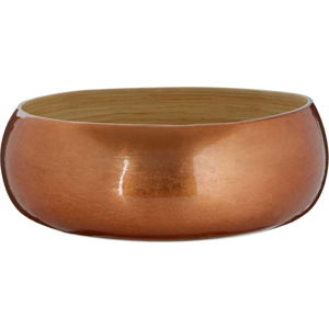 Bambusová miska v barvě růžového zlata Premier Housewares, ⌀ 25 cm