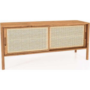 TV stolek z dubového dřeva 142x64 cm Pola - The Beds