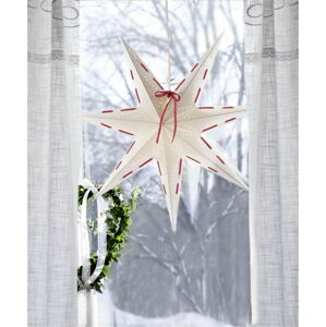 Bílá vánoční světelná dekorace Star Trading Vira, ø 60 cm